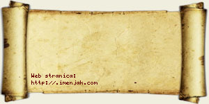 Lena Binjić vizit kartica